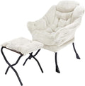 Lazy Chair with Folding Ottoman, Living Room Chairs, Accent Contemporary Lounge by Unknown