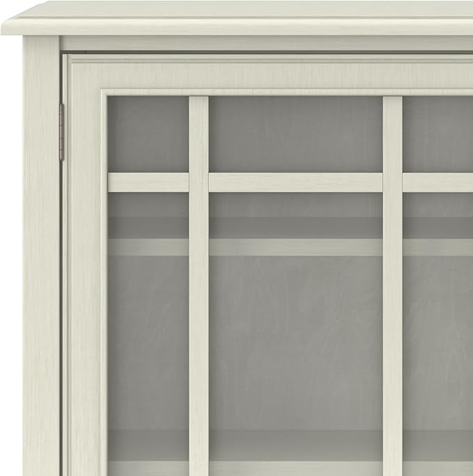 SIMPLIHOME Connaught SOLID WOOD 46 inch Wide Traditional Tall Storage Cabinet - Image 11