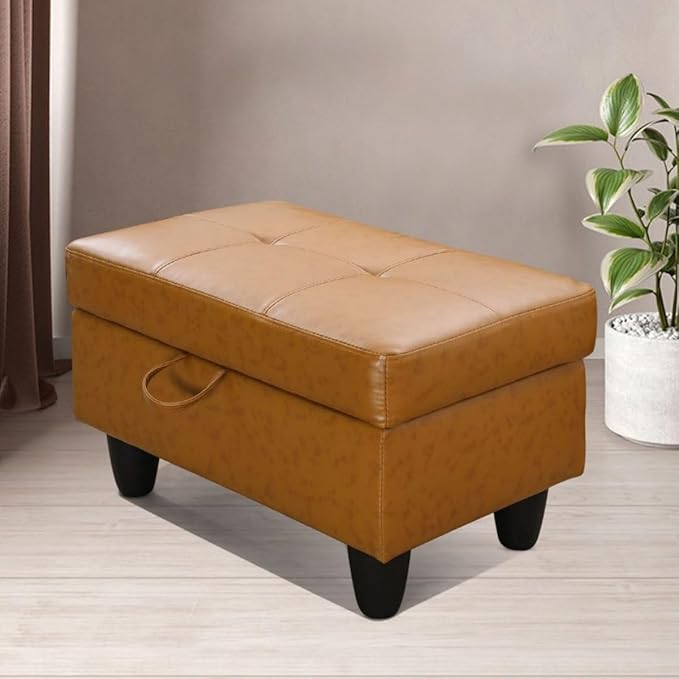 Ginger L-Shaped 3-Piece Faux Leather Sofa - Image 6
