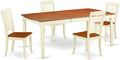 East West Furniture DODA5-BMK-W 5 Piece Dining Set Includes a Rectangle Dining by EastWestFurniture