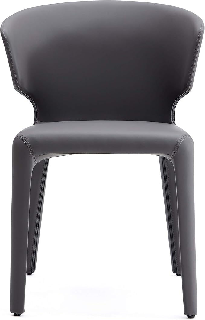 Manhattan Comfort Conrad Mid Century Modern Dining Chairs Woven Tweed - Image 6