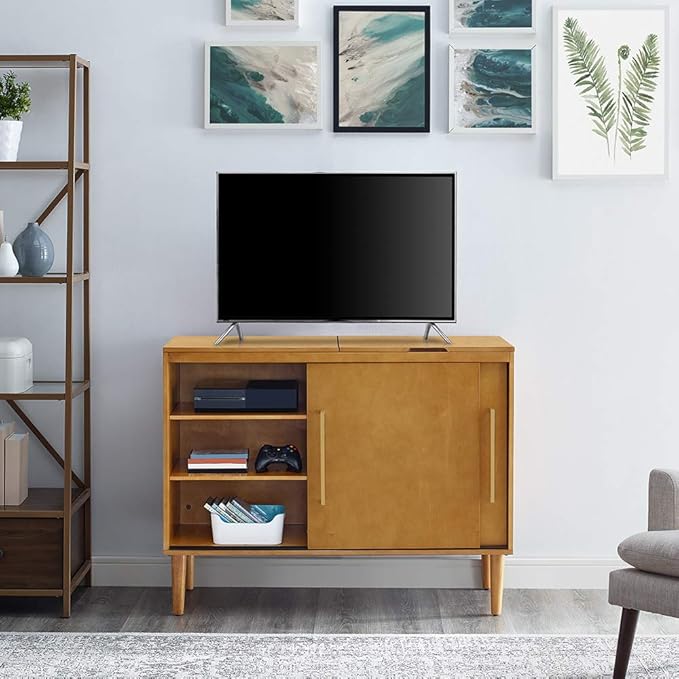 Crosley Furniture Everett Media Console and Record Player Stand - Image 12