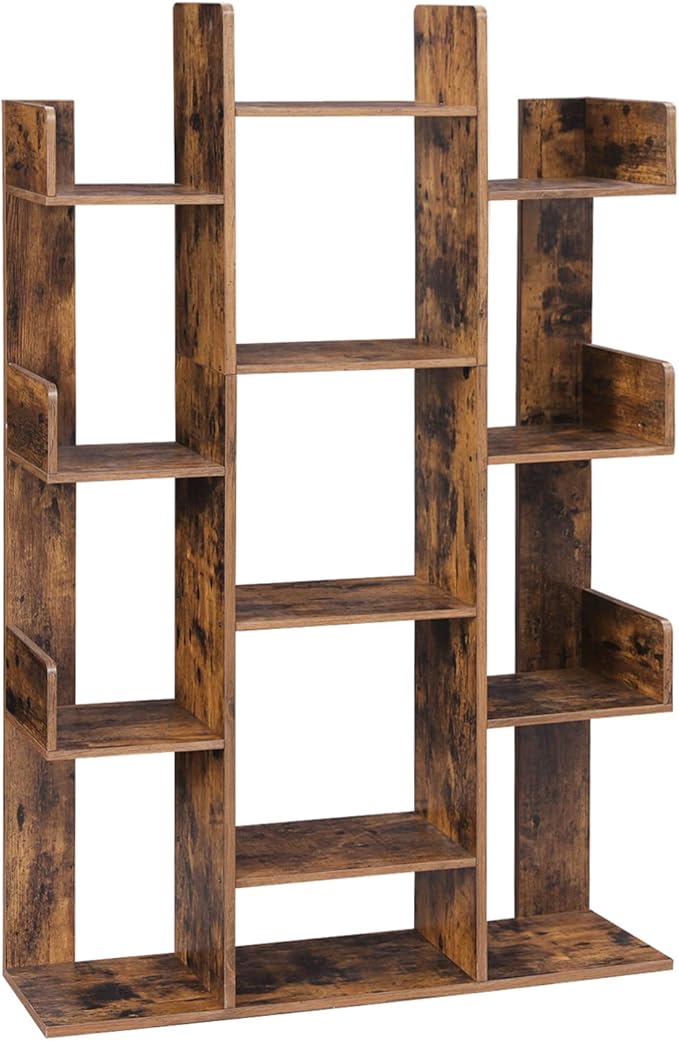 VASAGLE Bookshelf, Tree-Shaped Bookcase - Image 4
