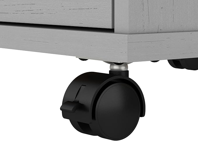 Bush Furniture Key West 2 Drawer Rolling File Cabinet in Cape Cod Gray Mobile - Image 8