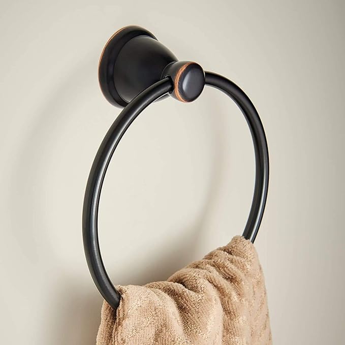 Franklin Brass Kinla 5-Piece Bathroom Set Oil-Rubbed Bronze 18', Toilet Paper - Image 10