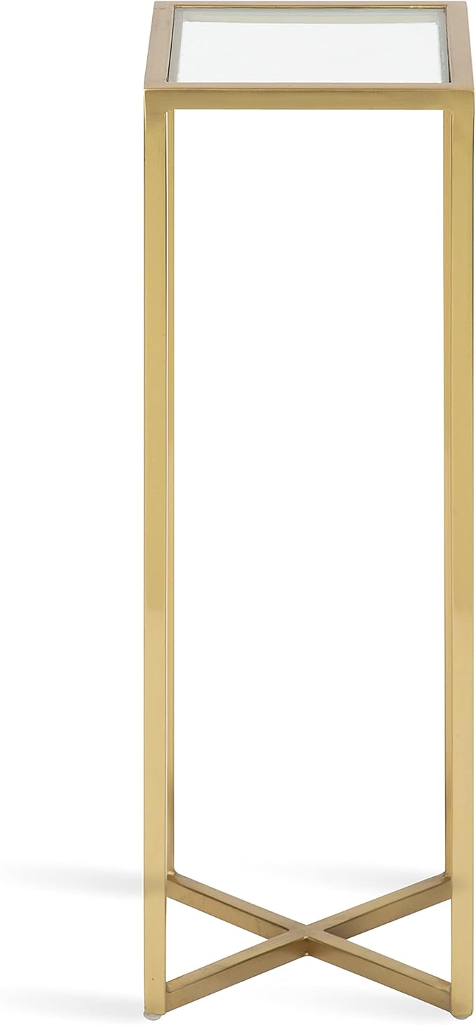 Kate and Laurel Jaspur Modern Drink Table, Decorative Glam Accent Table - Image 4