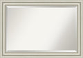 Amanti Art Bathroom Mirror for Over Sink, 30x42 Sophia Silver Rectangle Vanity by AmantiArt