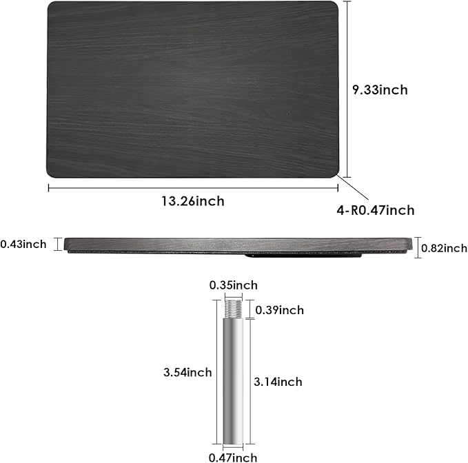 Home Theater Seating Series Swivel Tray Table - Image 2