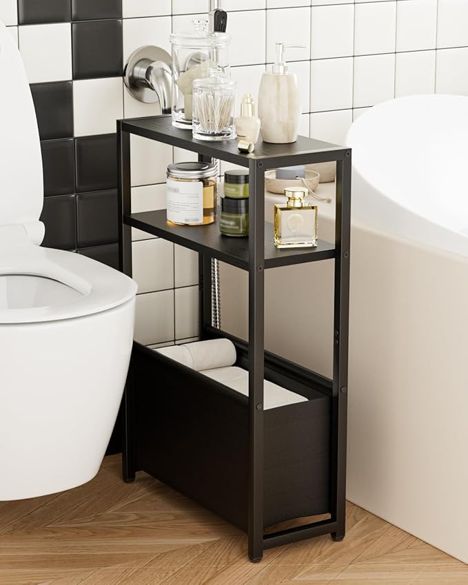 Narrow Side Table End Table, 3-Tier Side Table - Image 6