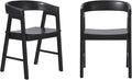 Walker Edison Ezra Modern Solid Wood Rounded Back Dining Chair by WalkerEdison