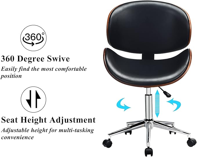 C-CHAIN Adjustable Modern Mid-Century Office Chair - Image 5