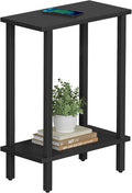 TUTOTAK Small Side Table, Narrow End Table, Skinny Sofa Table, Slim Nightstand by WelcometotheTUTOTAKHome