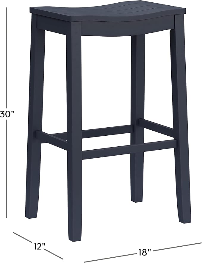 Hillsdale Fiddler Wood Backless Bar Height Stool - Image 3