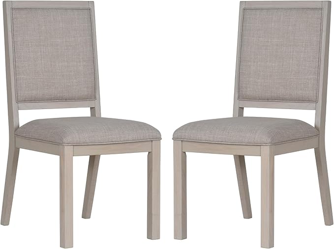 COLAMY Wooden Dining Chairs Set of 2, Mid Century Modern Upholstered Dining by COLAMYINC