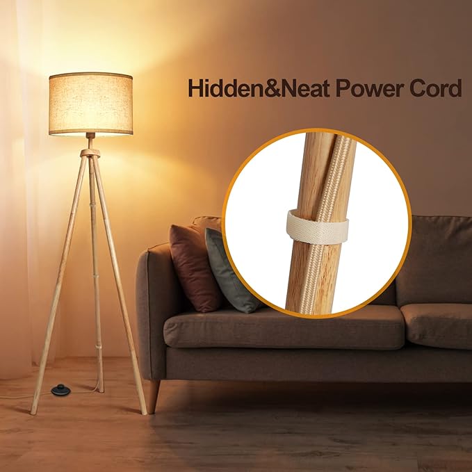 OUTON Tripod Floor Lamp, Floor Lamp - Image 6