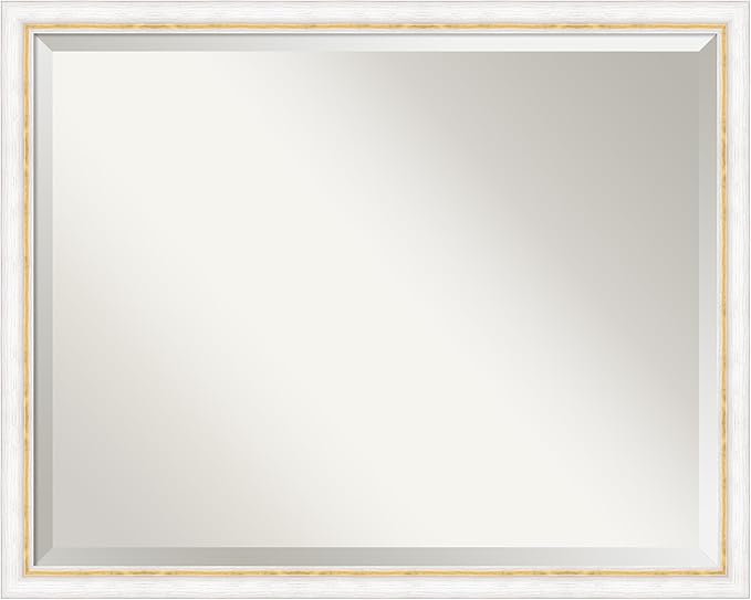 Amanti Art White Bathroom Mirror by AmantiArt