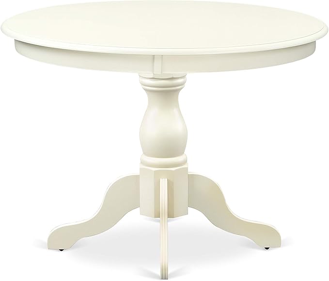 East West Furniture HBIP3-LWH-W 3 Piece Modern Dining Table Set Contains a - Image 5