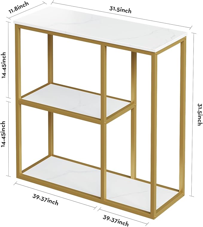 WOHOMO Console Table, Small Entryway Table - Image 3