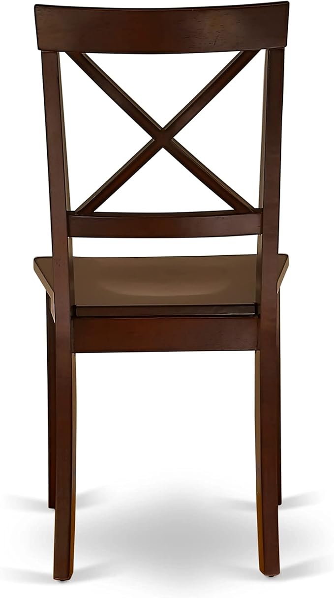 East West Furniture NDBO5-MAH-W 5 Piece Dining Room Furniture Set Includes a - Image 13