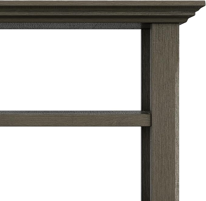 SIMPLIHOME Acadian SOLID WOOD 19 inch Wide Square Transitional End Table in - Image 8