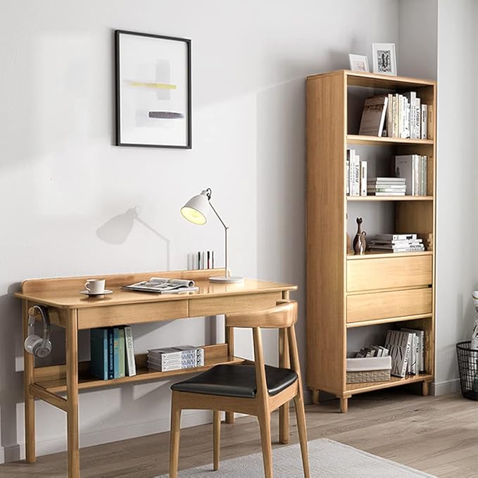 IOTXY Oak Mid-Century Bookcase - Image 5