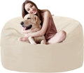 3FT Bean Bag Chair with Ultra Soft Velvet Cover Bean Bag Sofa with Memory Foam by Unknown