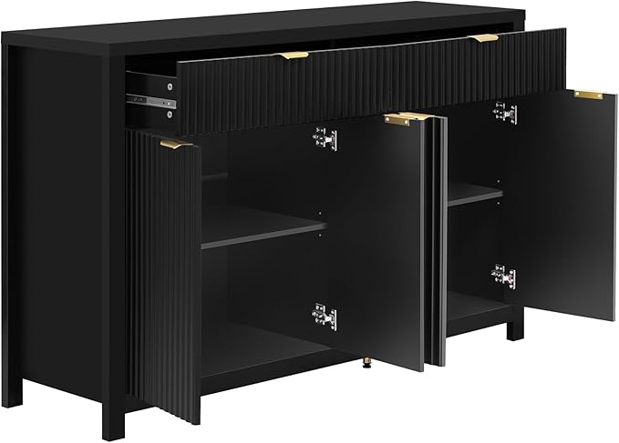 Merax Modern Wave-Pattern Sideboard Cabinet - Image 10
