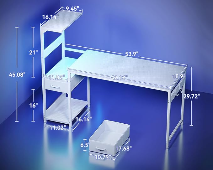 Casaottima 54 Inch Gaming Desk - Image 3