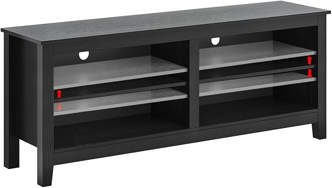 TV Stand for 65 inch TV with Storage, Modern TV Entertainment Center for Bedroom - Image 6
