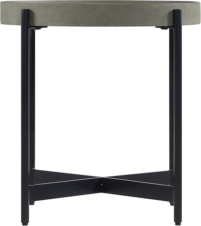 Alaterre Furniture Brookline 20-Inch Round Wood End Table - Image 9