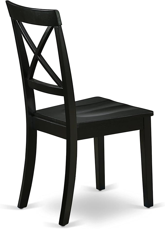 East West Furniture ESBO3-BCH-W 3 Piece Kitchen Table & Chairs Set Contains a - Image 8