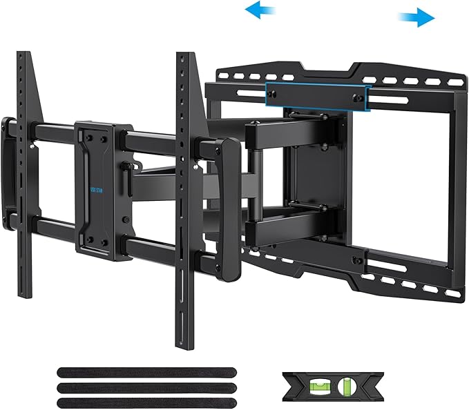 32-90" Full Motion Sliding TV Wall Mount, Fits 16" 18" 24" Wood Studs, Wall by USXSTAR