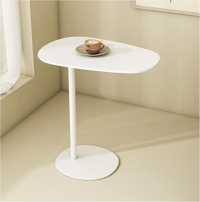 C-Shaped Side Table, Iron End Table by Unknown