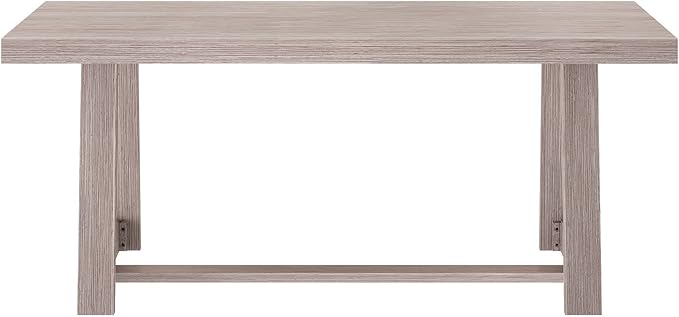 Plank+Beam 84 Inch Farmhouse Dining Table, Solid Wood Rustic Kitchen Table - Image 4
