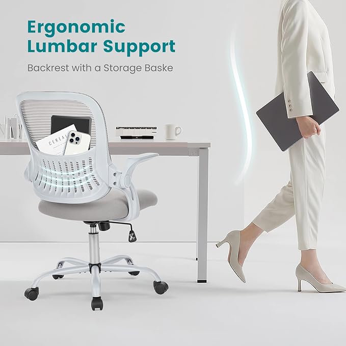 SMUG Home Office Desk Chair, Ergonomic Computer Managerial Executive Chairs - Image 8