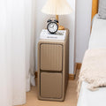 Narrow Nightstand, Solid Wood Night Stand by SOBIBO