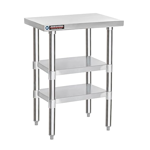 DuraSteel Food Prep Stainless Steel Table by DuraSteel