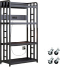 Adjustable 4-Tier Heavy Duty Kitchen Baker's Rack by METYERRY