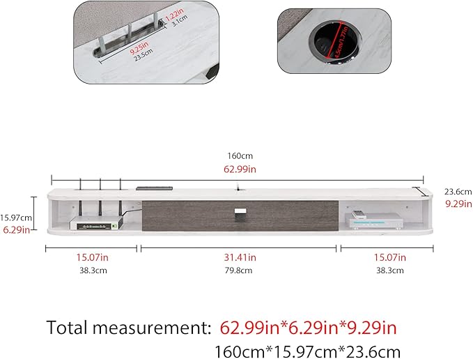 Pmnianhua Floating TV Console - Image 4