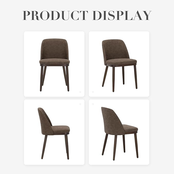 COLAMY Upholstered Dining Chairs Set of 6, Modern Kitchen Chairs - Image 8