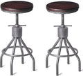 Diwhy Industrial Vintage Kitchen Counter Height Adjustable bar Stool, Farmhouse by Diwhy