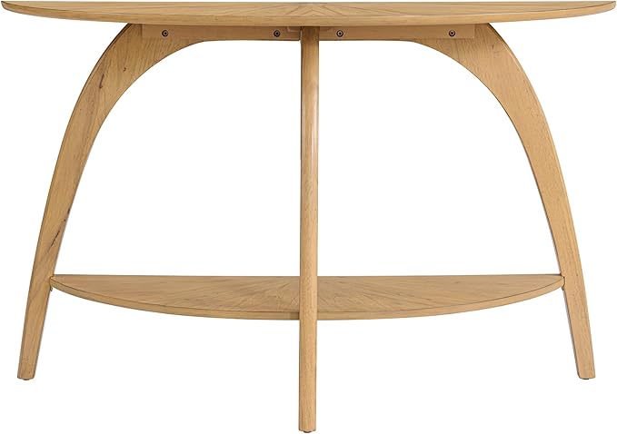 Martin Svensson Home LAX Half-Moon Sofa Console Table - Image 6