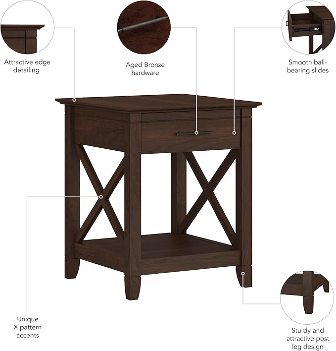 Bush Furniture Key West Small End Table - Image 5
