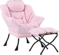 LITA Lazy Chair with Ottoman, Modern Accent Leisure Upholstered Sofa, by LITA