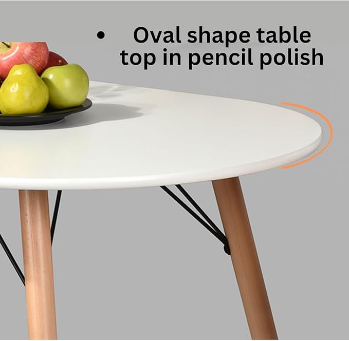 Homy Casa 47.2'' Kitchen Dining Table Minimalist Style Dining Table - Image 6