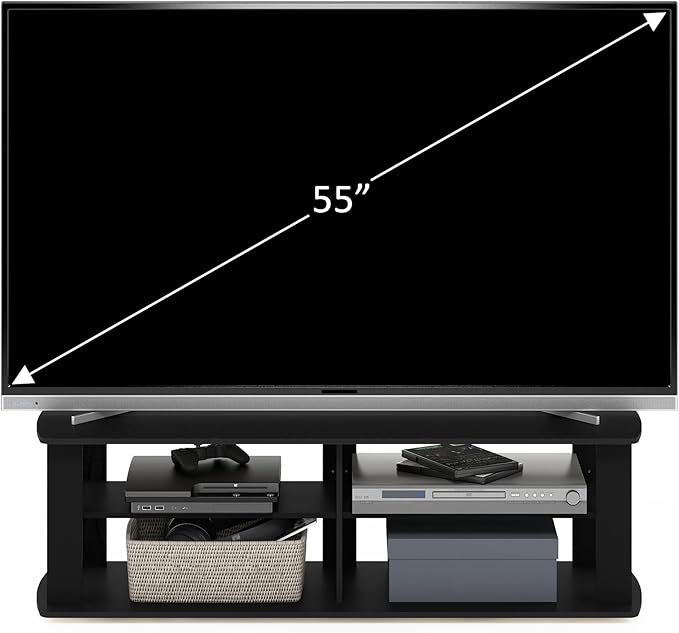 Furinno 11191BK THE Entertainment Center TV Stand - Image 4