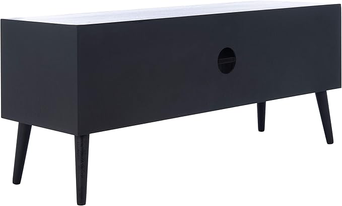 SAFAVIEH Sorrel TV Stand for up to 55" Flatscreen – Black, 2 Doors - Image 10