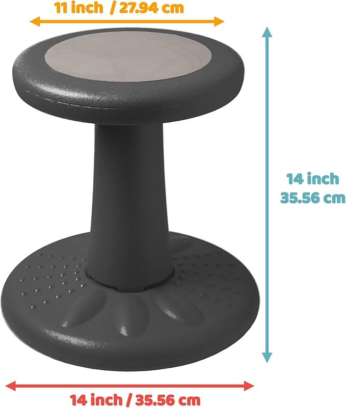 ActiveChairs Kids Wobble Stool, Flexible Classroom Seating Improves Focus - Image 3