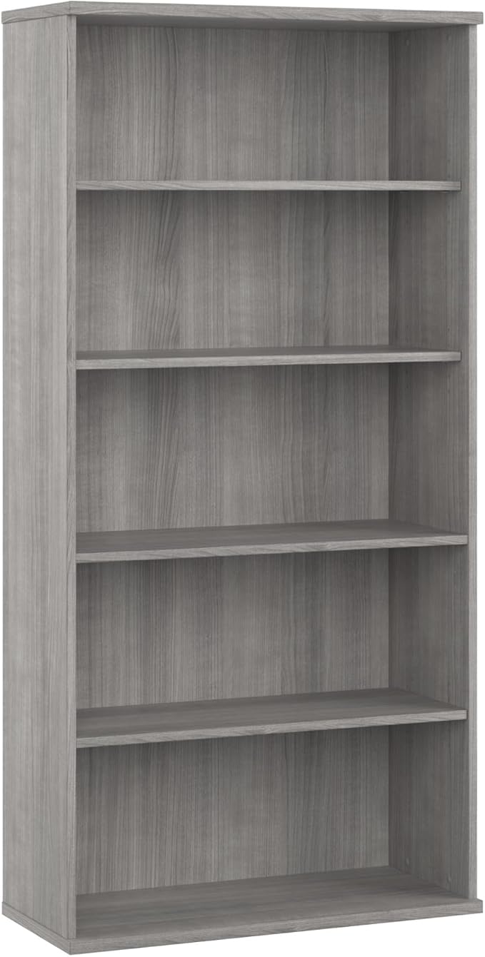 Bush Business Furniture Studio C 5 Shelf Bookcase, Platinum Gray by BushBusinessFurniture