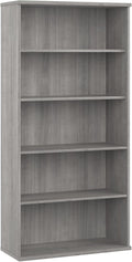 Bush Business Furniture Studio C 5 Shelf Bookcase, Platinum Gray by BushBusinessFurniture